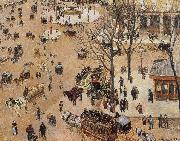 French Grand Theater Square Camille Pissarro